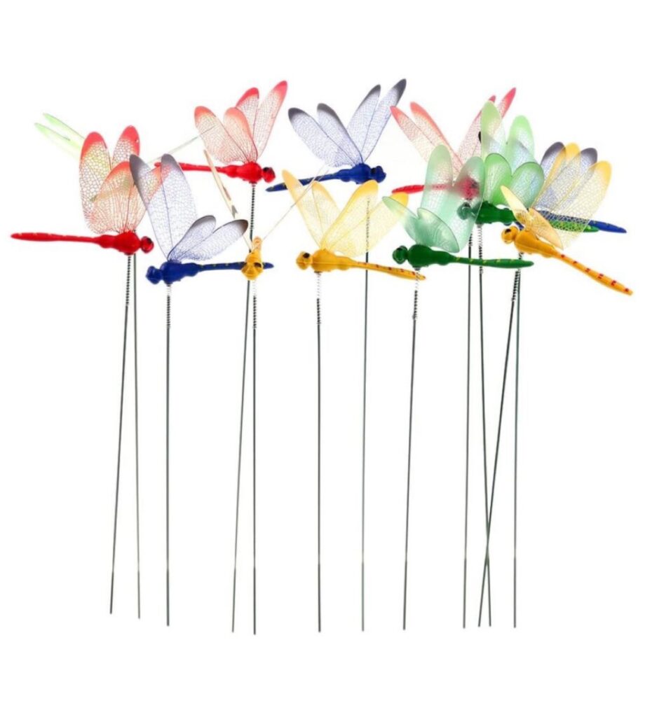 Garden Decor Outdoor
Simulation 3D Dragonfly Stakes
- Set of 12 (25cm)
