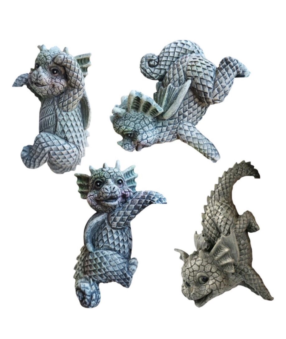 Home Garden Decor
Ornamental Hanging Dragon
Set of 4 - 8cm