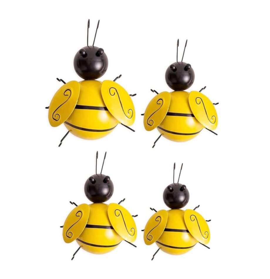 4 Piece Metal Bumble Bee
Garden Ornaments