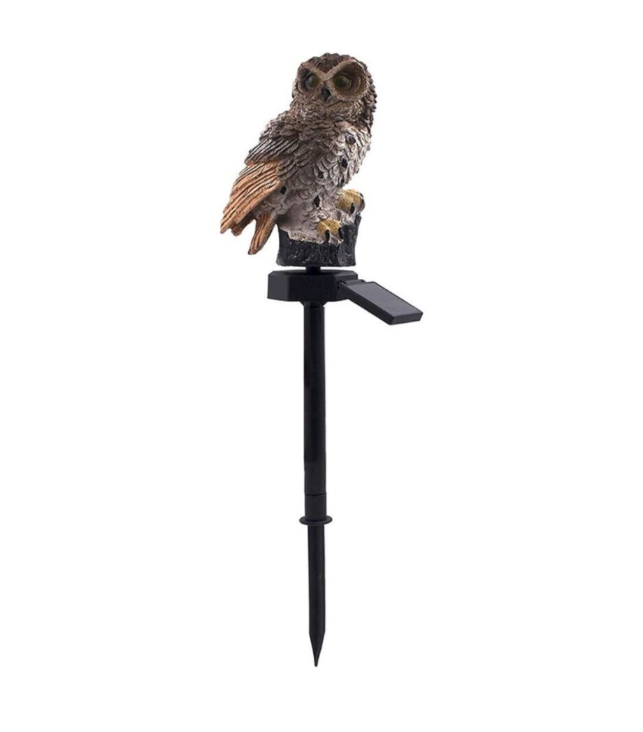 Solar Powered Lawn Lamp
Garden Owl LED Light Outdoor
Decor Waterproof