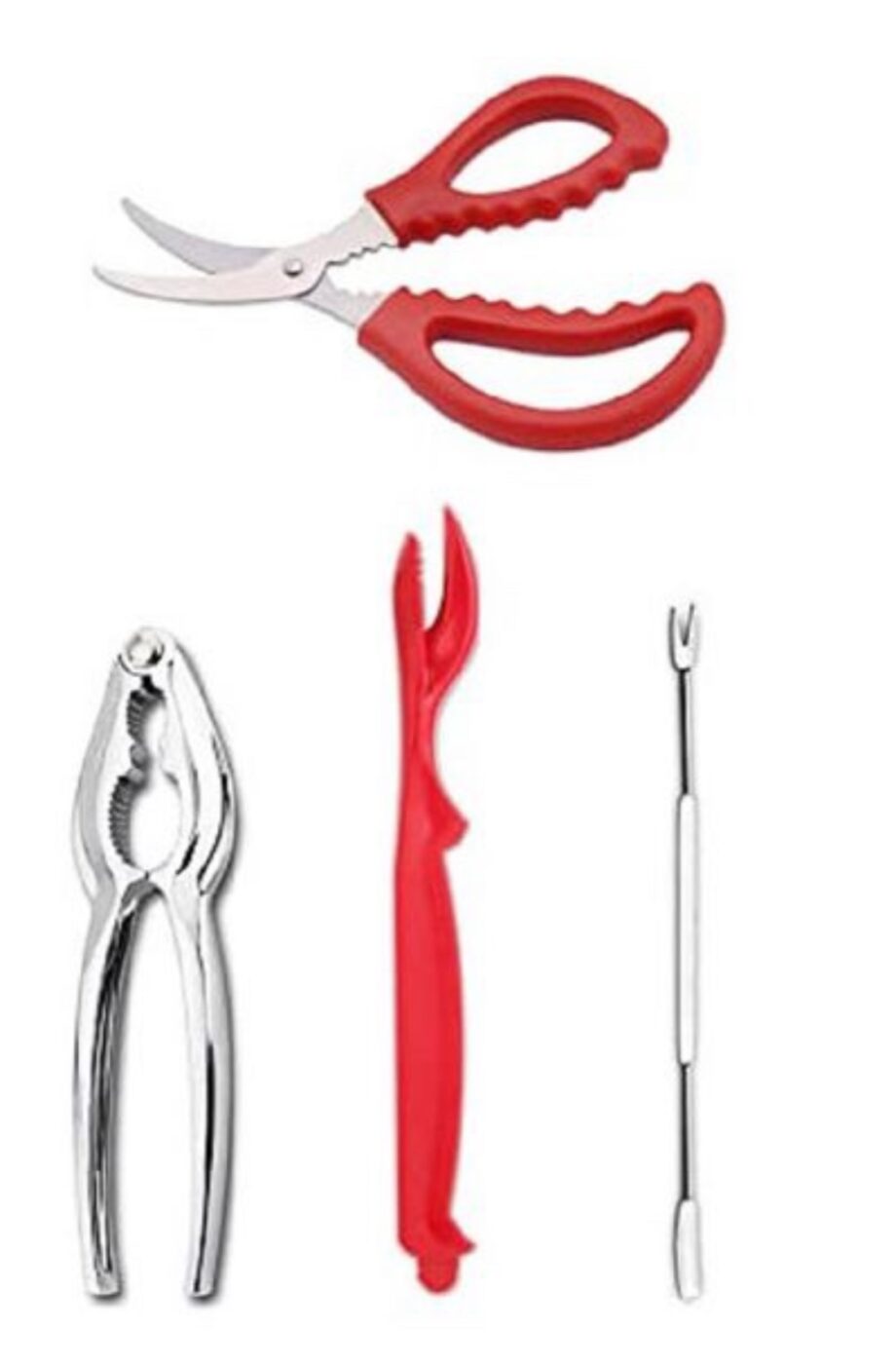 4 Pieces Seafood Tools Set
Crab Cracker