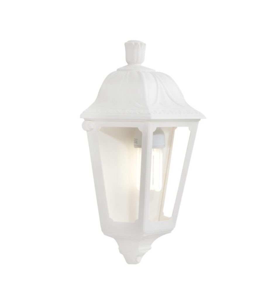 Eurolux - Outdoor Half Lantern - White